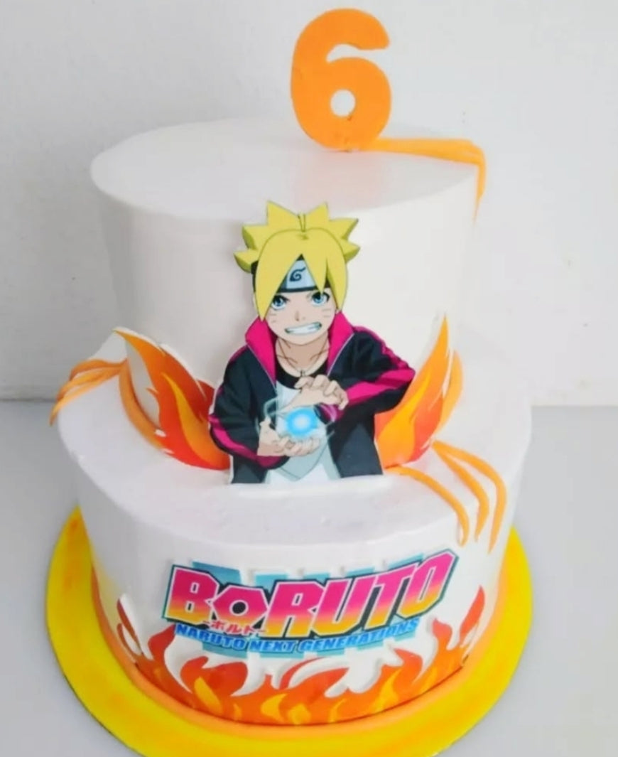 Tortas infantiles de dos pisos.