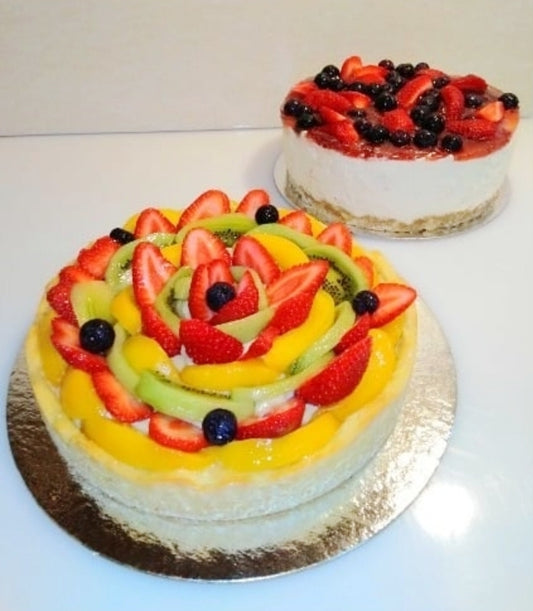 Postre tarta frutal