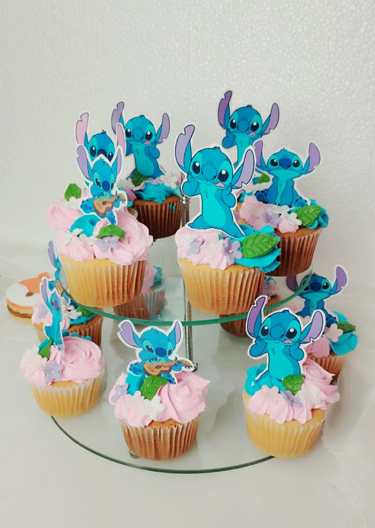 Cupcakes con merengue y Topper