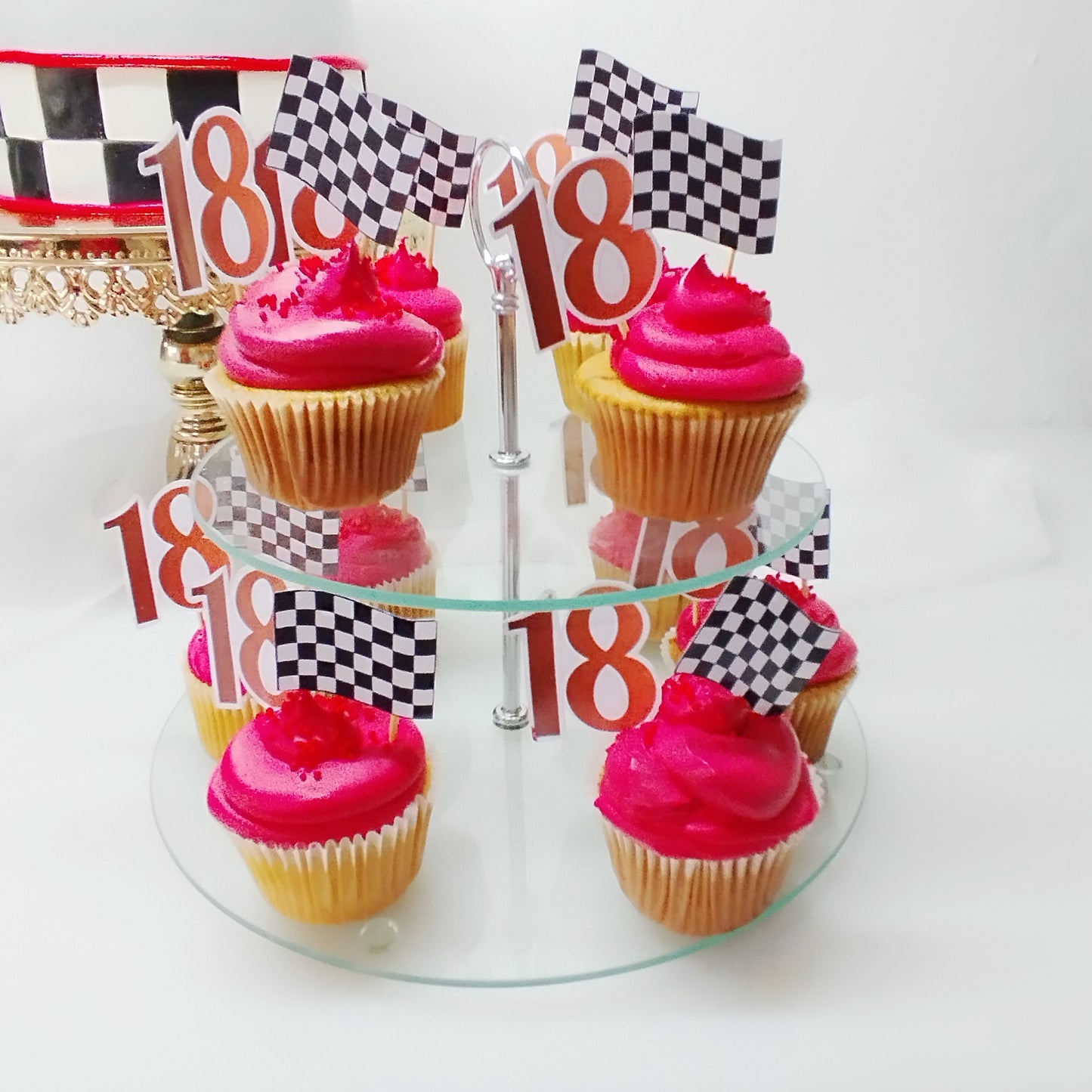 Cupcakes con merengue y Topper